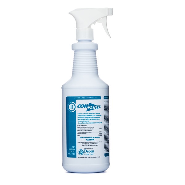 Decon Labs Conflikt Quaternary Detergent Quat Disinfectant