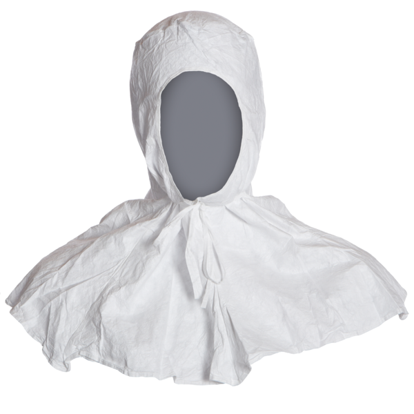 dupont isoclean tyvek ic668bwh cleanroom hood apparel