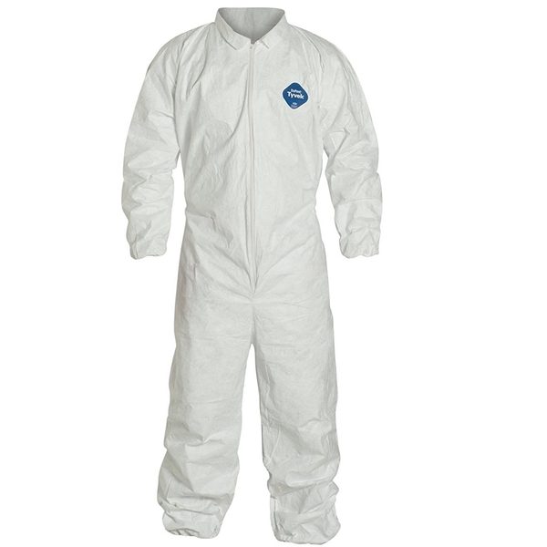 dupont tyvek coverall with elastic wrists and ankles ty125