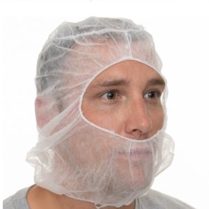 bouffant hood beard cover lint free for cleanroom