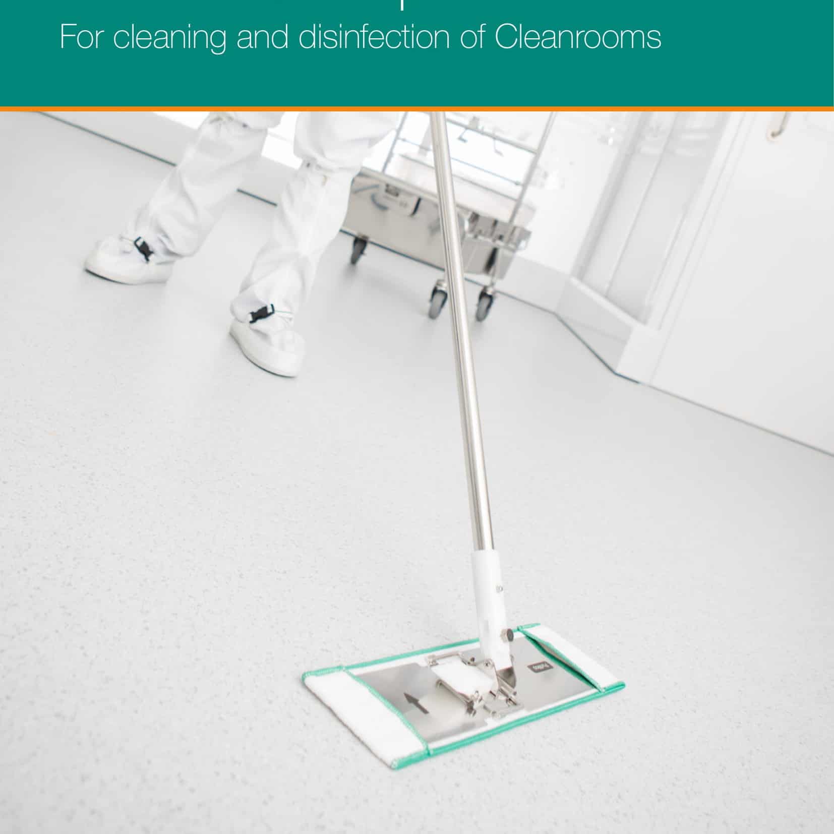 Hydroflex PurMop & 2.0 ERGO Touch Free Cleanroom Mops
