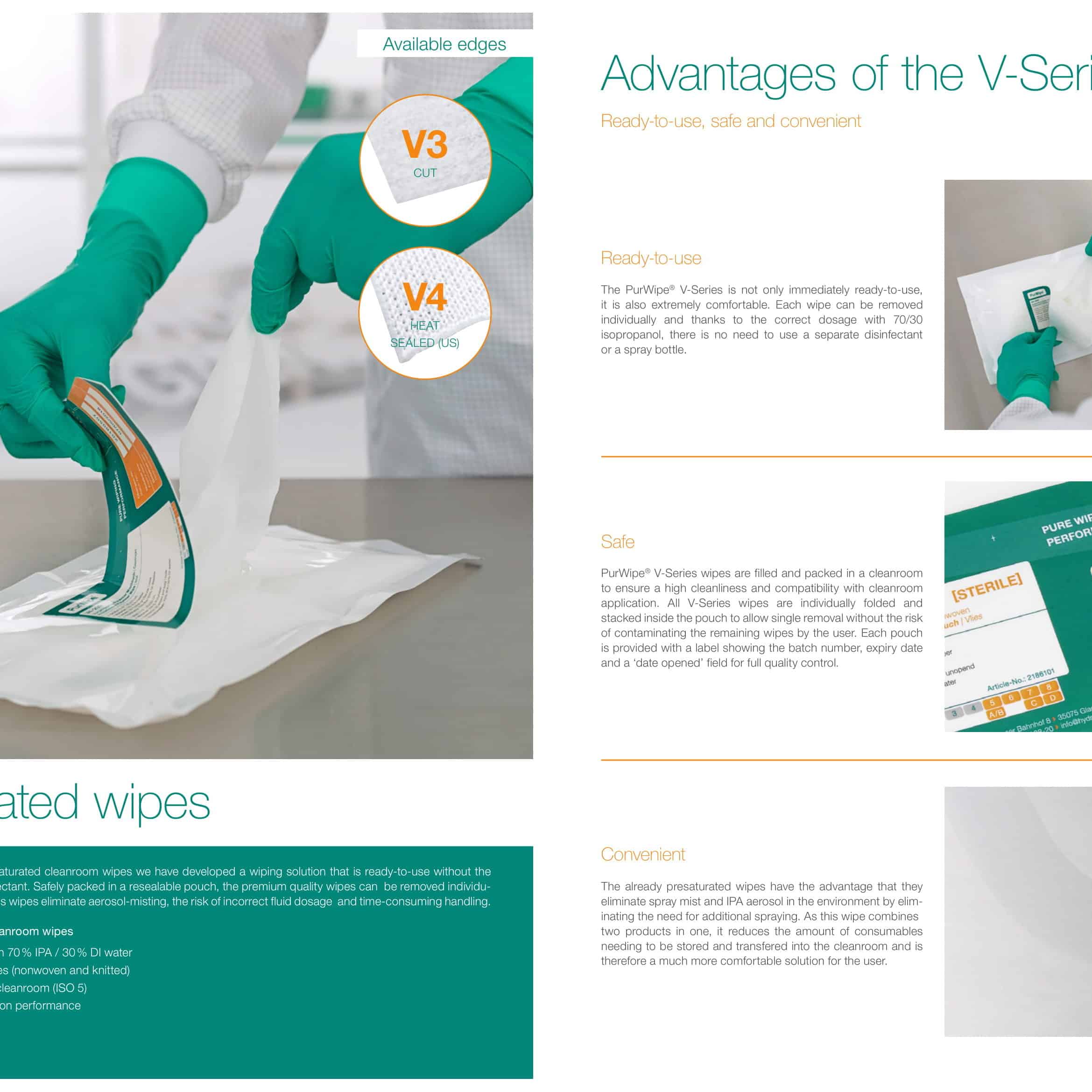 image representing sterile cleanroom wipes catalogpages 14 and 15