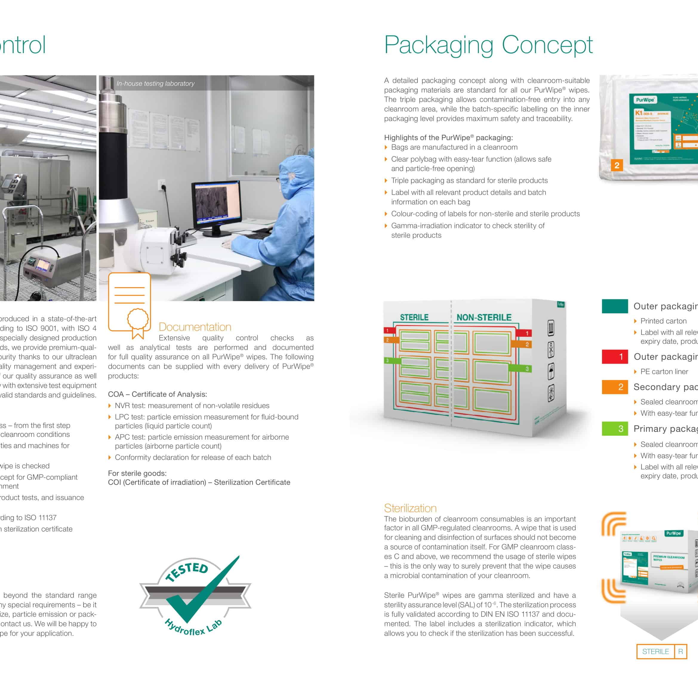 image representing sterile cleanroom wipes catalog