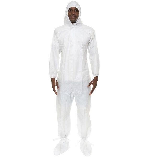 image representing ce11019cis gamma guard ce sterile cleanroom coveralls with hood boot thumb loops