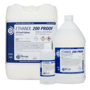 decon labs koptec 200 proof ethanol non-denatured pure anhydrous ethyl alcohol