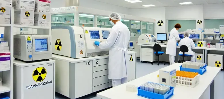 image representing pharmacists working in radiopharmacy