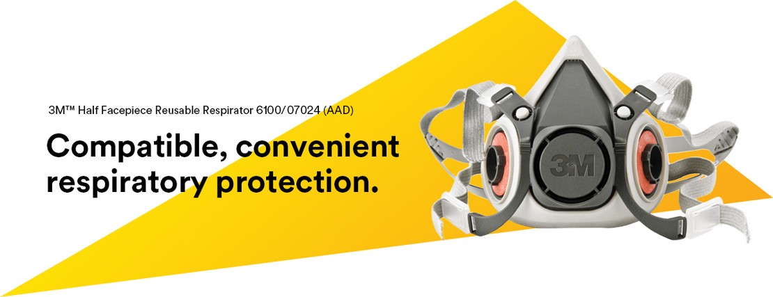 3m 6000 series half face respirator mask