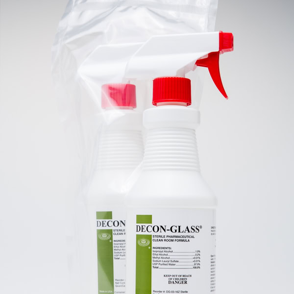 decon glass sterile