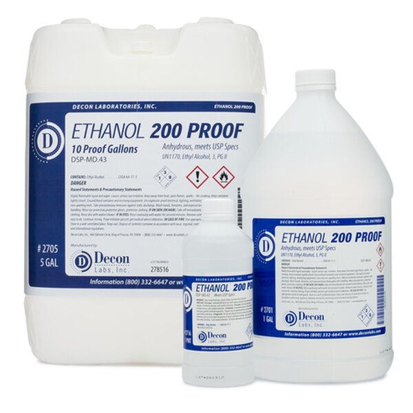 Koptec 200 Proof Non-Denatured Ethanol Alcohol For Lab Use