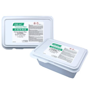 free sat 70% ipa polyester presaturated cleanroom wipe