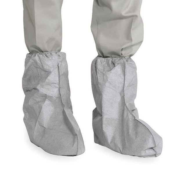 dupont tyvek grey anti skid boot cover