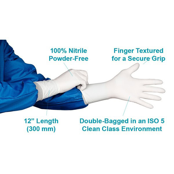 handpro 7100 clean class nitrile cleanroom glove