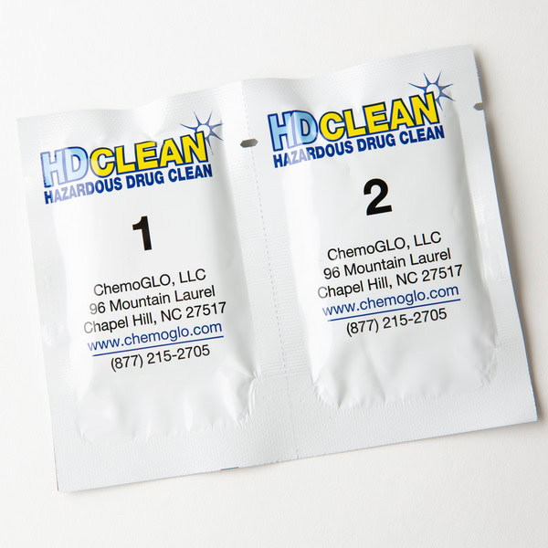 chemoglo hd clean wipes hazardous drug cleanup wipe kit