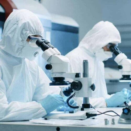 Gamma-Clean Sterile Cleanroom Suit With Attach Hood Boots