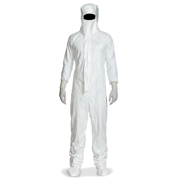 Sterile Cleanroom Suit Attached Eyes-Only Opening Hood Boots