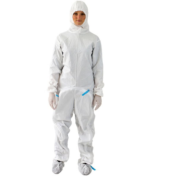 drop down bioclean sterile cleanroom coverall