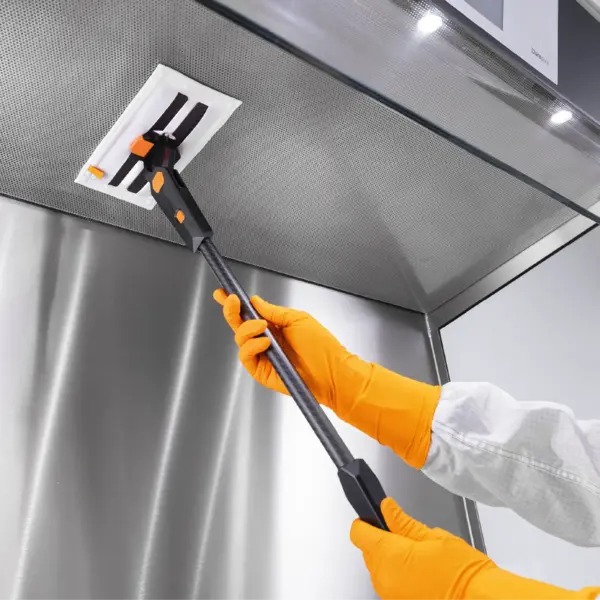 image representing id9-s sterile cleanroom mini mop cover for C4 isolator carbon fiber tool