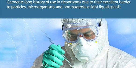 dupont isoclean tyvek cleanroom garments