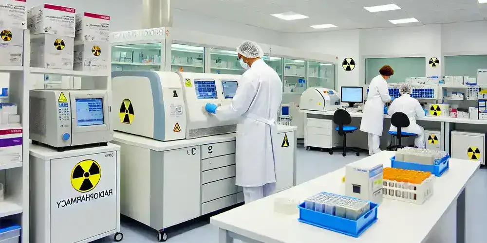 image representing pharmacists working in radiopharmacy